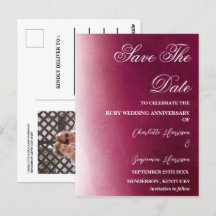 Foto Salve a Data 40º Aniversário de Bodas de Rubi