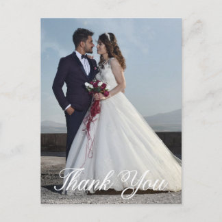 Cartão Postal Foto Simples De Casamento Adicione Sua Saudação Ob