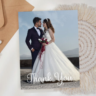 Cartão Postal Foto Simples De Casamento Adicione Sua Saudação Ob