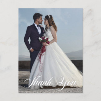 Cartão Postal Foto Simples De Casamento Adicione Sua Saudação Ob