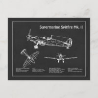 Foto Supermarinha - PD de avião Blueprint