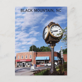 Cartão Postal Foto Viagem da Black Mountain North Carolina