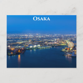 Cartão Postal Foto Viagem do Osaka Japan