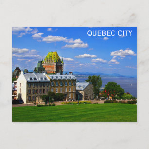 Cartão Postal Foto Viagem do Quebec City Canada