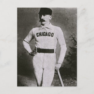 Cartão Postal Foto Vintage, jogador de beisebol de Chicago Sport