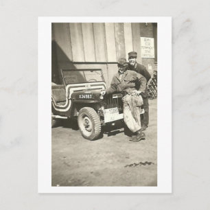 Cartão Postal FOTOBOMB! Cartão-postal Vintage 1940