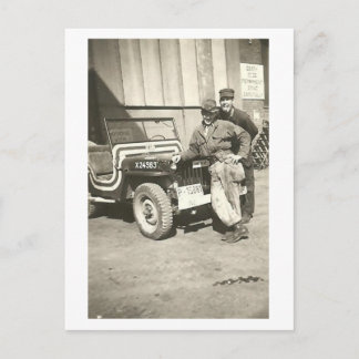 Cartão Postal FOTOBOMB! Cartão-postal Vintage 1940