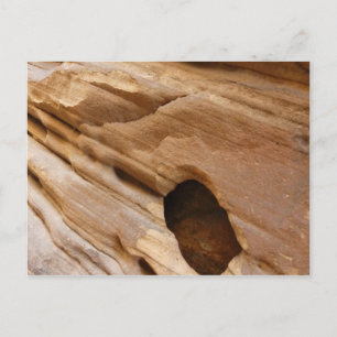 Cartão Postal Fotografia Abstrata da Parede do Zion Canyon I