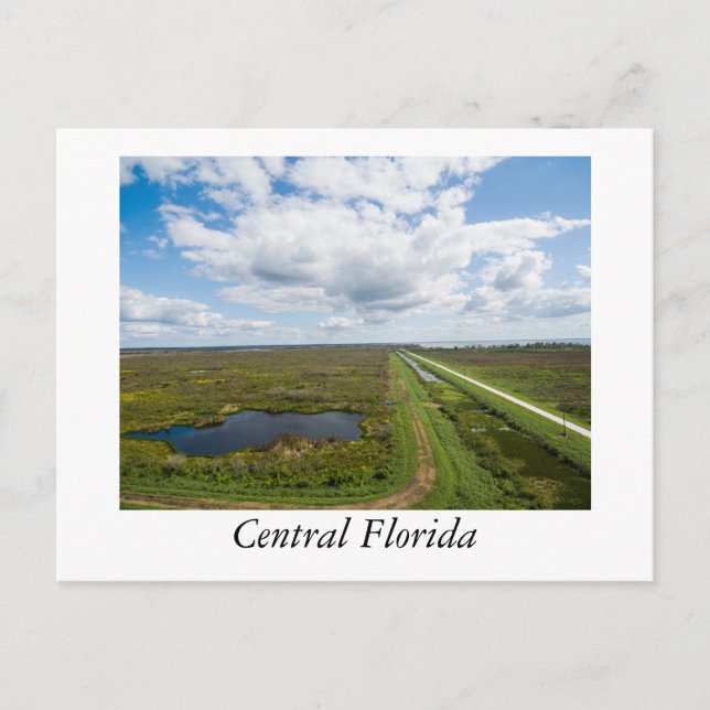 Cartão Postal Fotografia aérea Central Florida (Frente)