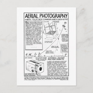 Cartão Postal Fotografia Aérea Com Câmera Box