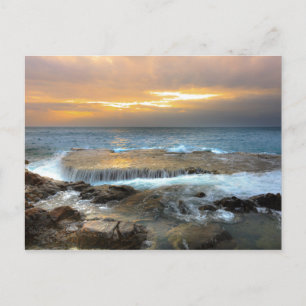 Cartão Postal fotografia aérea de orlas rochosas