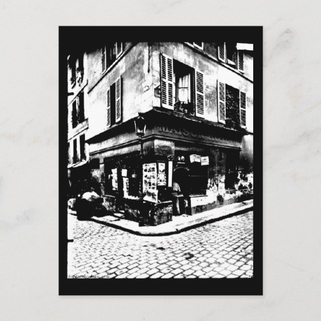 Cartão postal-Fotografia antiga-Eugène Atget 20 (Frente)