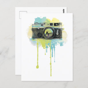 Cartão Postal Fotografia Camara Lover Vintage Fotografia Ideia