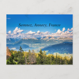 Cartão Postal Fotografia cênica de Semnoz, Annecy, França