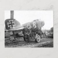 Fotografia da aeronave alemã capturada pelo WW1