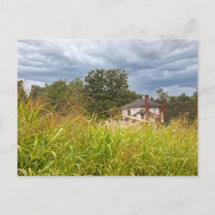 Cartão Postal Fotografia da Casa Abandonada