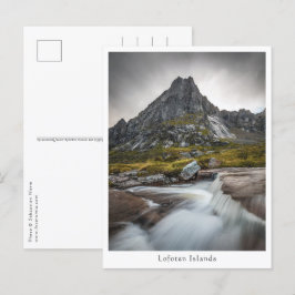 Cartão Postal Fotografia da Paisagem da Noruega