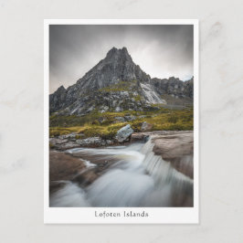 Cartão Postal Fotografia da Paisagem da Noruega