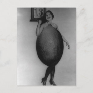 Cartão Postal Fotografia da Rainha dos Limões