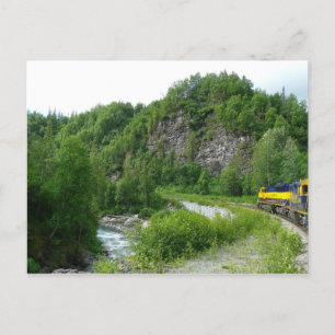 Cartão Postal Fotografia da Vacância de Trem Denali Express Alas
