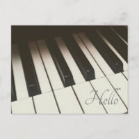 Fotografia das Chaves de Piano na moda preto e bra