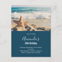 Fotografia de Aniversário de Estrela-do-Mar em uma