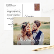 Fotografia de casamento com amor e agradecimento e