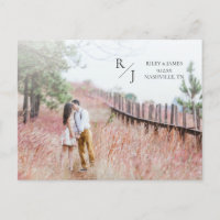 Fotografia de Monograma Simples para Casamento Sav