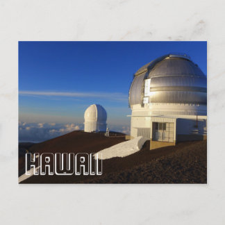 Cartão Postal fotografia de viagem do Observatório de Mauna Kea 