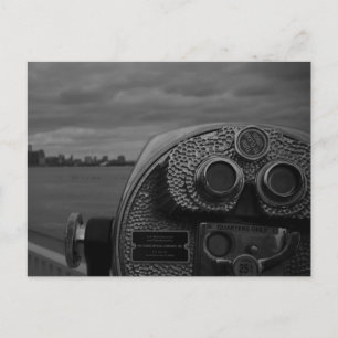 Cartão Postal fotografia em preto e branco