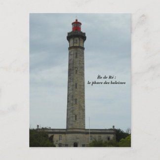 Cartão Postal Fotografia Île de Ré, França -