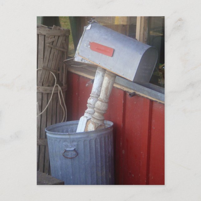 Cartão Postal Fotografia "Lixo Eletrônico" (Frente)