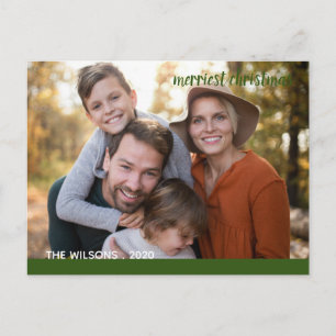 Cartão Postal fotografia moderna de natal do melhor natal