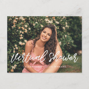 Cartão Postal Fotografia moderna do Chá de panela virtual