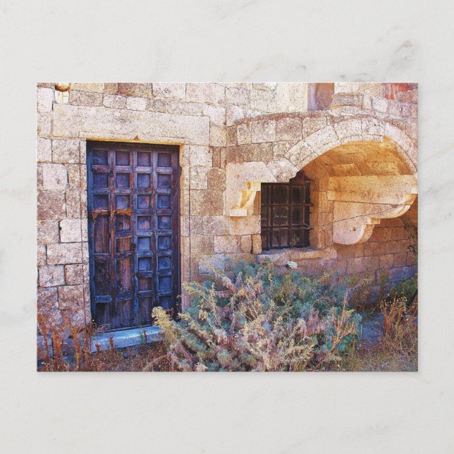 Cartão Postal FOTOGRAFIA Moni Tharri MONASTERY do século 9 (Frente)