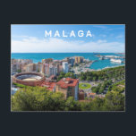 Cartão Postal Fotografia Real da Espanha Málaga de Texto Persona<br><div class="desc">Altere ou exclua o campo de texto se desejar. Veja na minha loja mais itens de Espanha.</div>