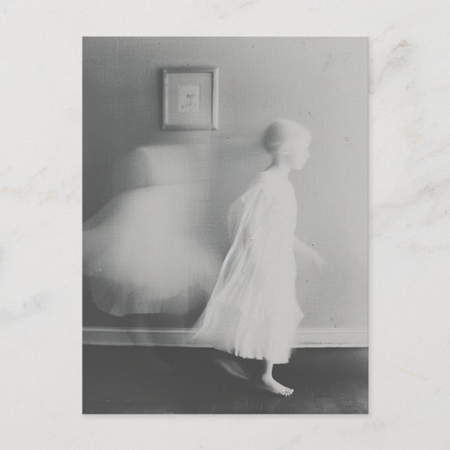 Cartão Postal Fotografia Vintage de Fantasmas (Frente)