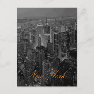 Cartão Postal Fotografia Vintage Nova Iorque Viagem