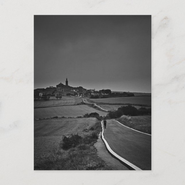 Cartão Postal fotografias del Camino de santiago (Frente)