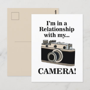 Cartão Postal Fotógrafo Engraçado da Câmera Vintage
