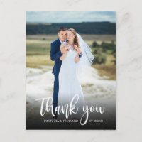Fotos de Agradecimento de Casamento com Letra Eleg