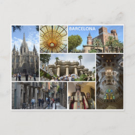 Cartão Postal Fotos do Viagem de cidade de Espanha de Barcelona