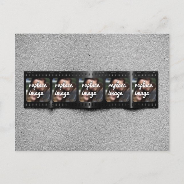 Cartão Postal Fotos personalizadas de strip (Frente)