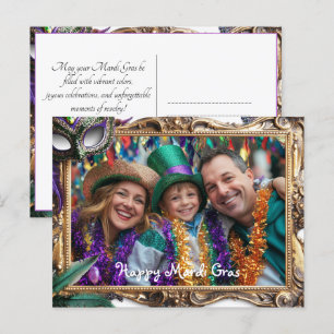 Cartão Postal Fotos personalizadas Lembranças de Mardi