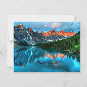 Cartão Postal Fotos Pitorescas de Alberta Canadá