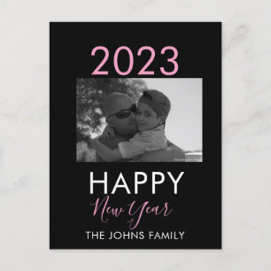 Cartão Postal Fotos Simples de Feliz Ano Novo 2023