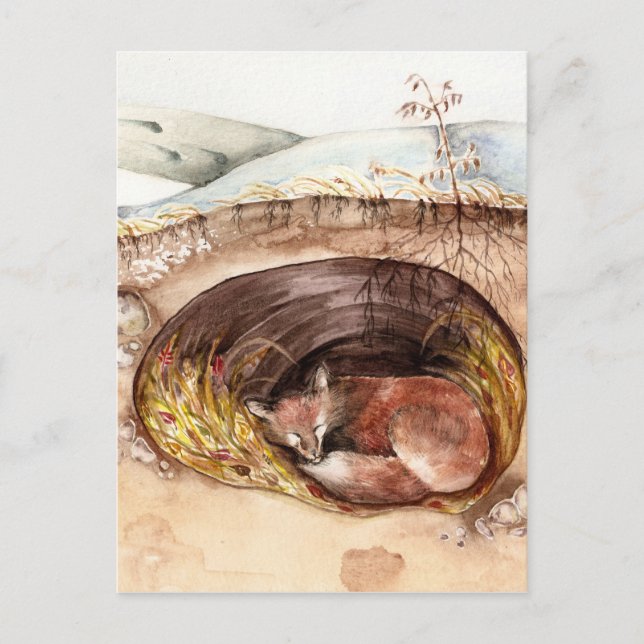 Cartão Postal Fox Borrow (Frente)
