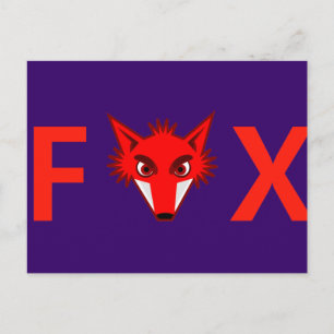 Cartão Postal Fox Fox