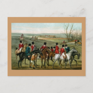 Cartão Postal Fox Hunting 2
