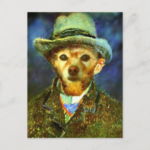 Cartão Postal Fox Is Van Gogh